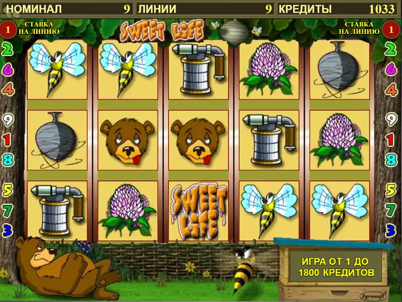 игровой автомат sweet life